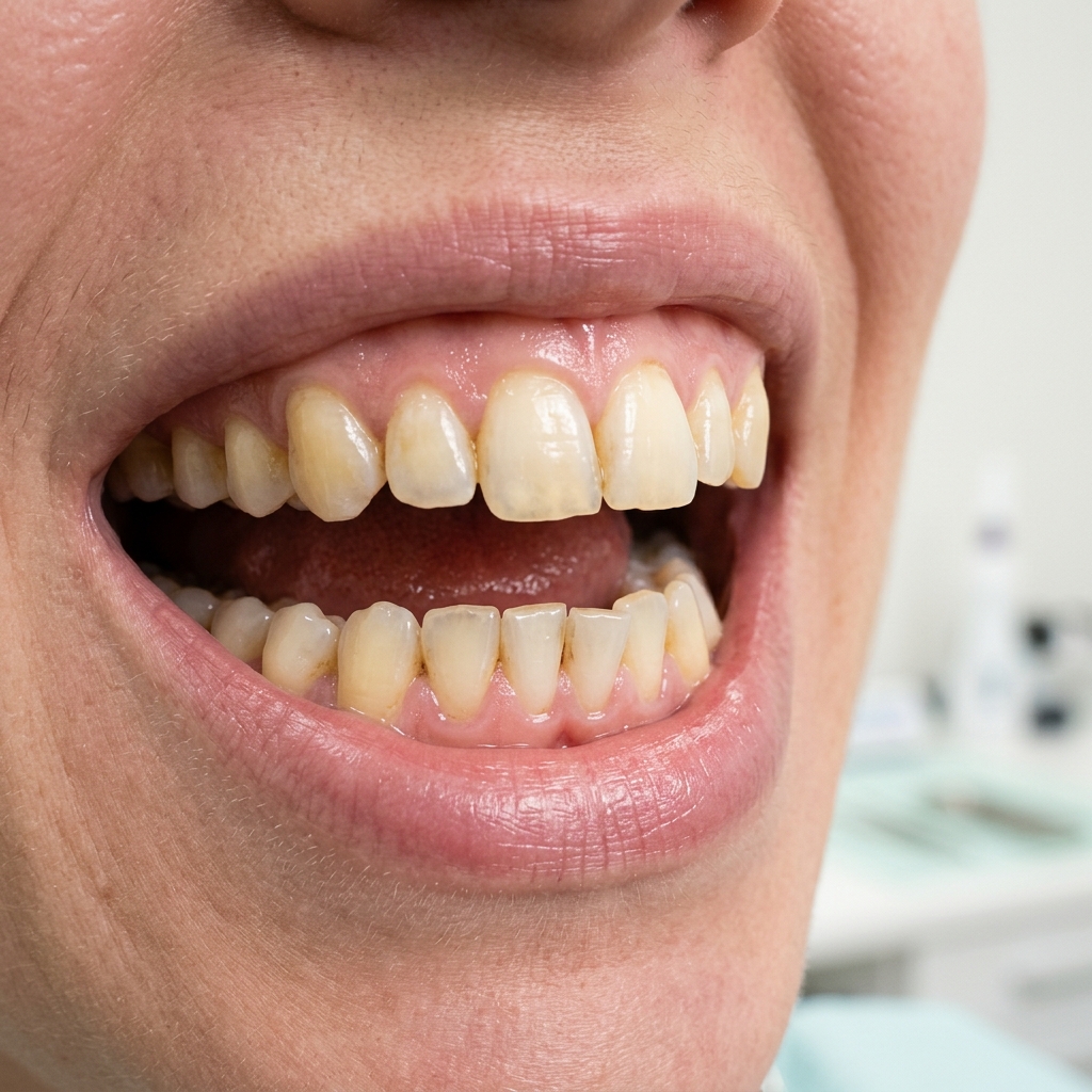 Smile before restoration